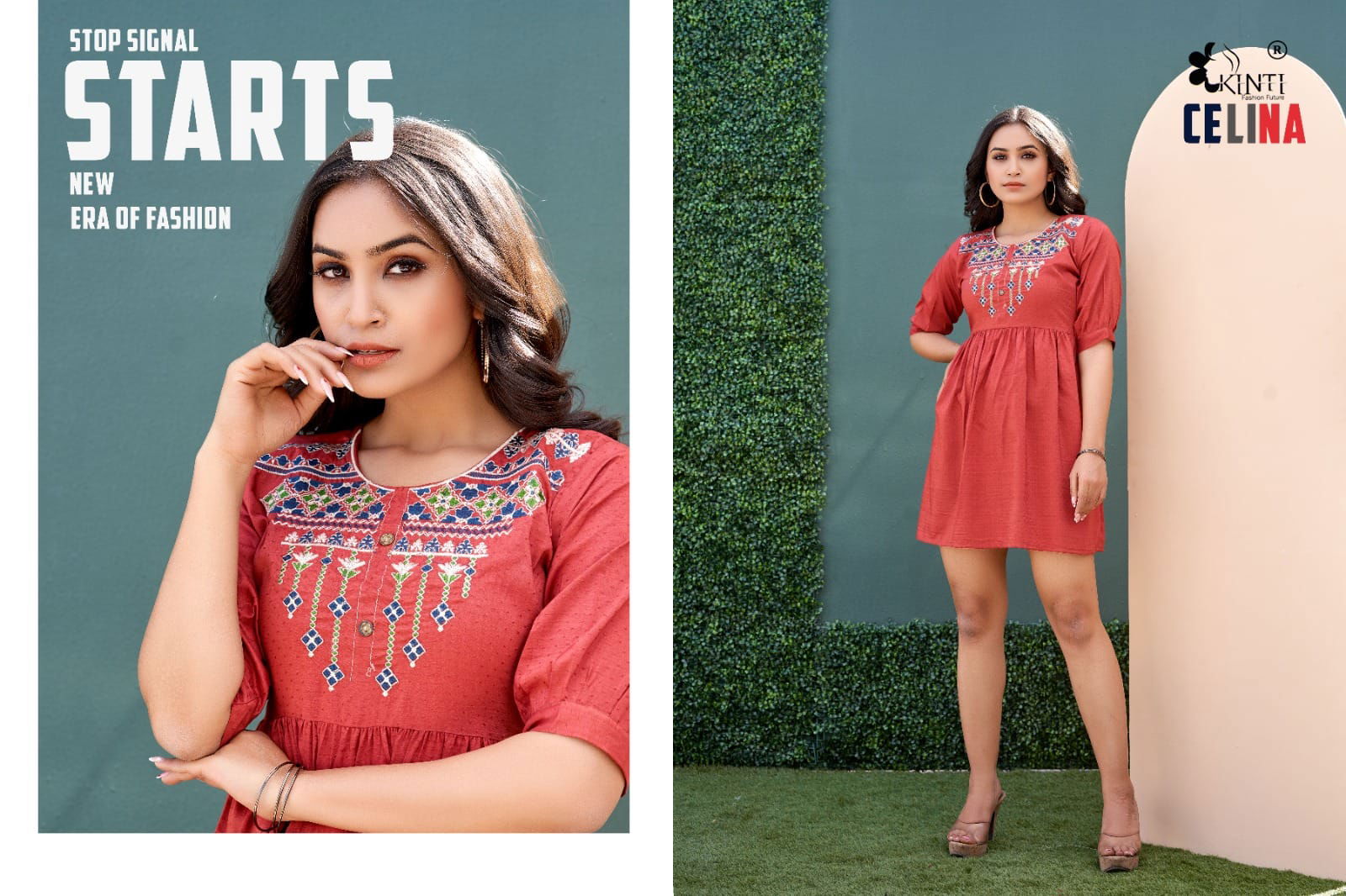 Kinti Celina Western Wear Wholesale Ladies Top Catalog